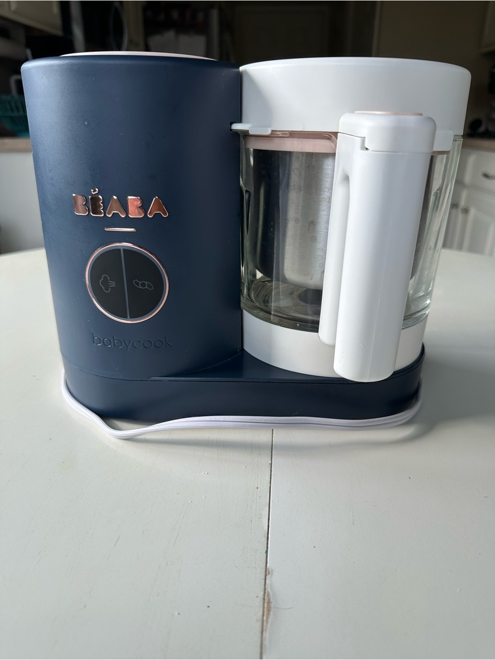 BÉABA Babycook NEO Baby Food Maker in Navy & Blush (Midnight) - Picture 8 of 11